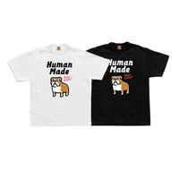 Les filles humaines ne pleurent pas tee tops 2022ss Human made t-shirt hommes femmes 1: 1 T-shirt imprimé chien de haute qualité AA220308