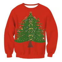 Suéter de Navidad para hombres 2021 Jersey Innsex Man Women Mujer 3D Puente de impresión para mujer Ugly Navidad de gran tamaño XL Maglia Donna Manica Lunga Y1118