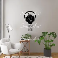 Wall Stickers Cartoon Music Sticker Home Decor Decoration Living Room Bedroom Decal Creative