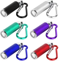 Lampes de poche Keychain Portable LED lampe de poche KeyRing Jouet Toy Chaînes pour Camping Escalade Enfants Party Feries