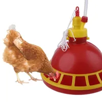 Other Bird Supplies Round Chicken Drinking Fountain Device Hanging Cup Waterer Bowl Poultry Drinker