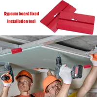 Professionella handverktygssatser 2st Ceiling Positioneringsplatta Gipsskivor Fästbräda Stödjer Installera Drywall Fitting Carpenter Tools