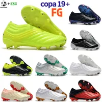 2022 رجل كرة القدم المرابط أحذية كرة القدم كوبا 19+ fg البيج الشمسية الأحمر الفضة فولت الأبيض الزمرد الذهب الرجال مصمم الرياضة حجرة