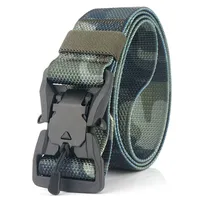 Paski Trend Nylon Belt Casual Męski Tactical Plastic Magnet Funkcjonalny Klamelka Kamuflażu YY9002