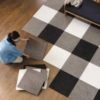 Gloednieuwe zelfklevende splitsen wasbare mat tapijt slaapkamer woonkamer keuken antislip mat kinderkamer tapijt te koop y0803