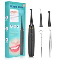 Electric Sonic Dental whitener Scaler Teeth Whitening kit teeth Calculus Tartar Remover Tools Cleaner Tooth Stain Oral Care Q0531