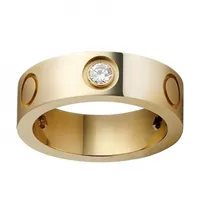 Love Screw Ring Mens Rings Classic High Quality Designer Rostfritt st￥l Bandringar Fashion Jewelry Woman Wedding Promise Ring Women's Gift