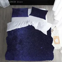 寝具セット紫色の布団カバー星空セット大ベッド女の子ベッドスプレッドホームテキスタイルマイクロファイバーキッズベッドルーム2/3ピース