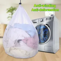 Laundry Bags 1PC Mesh Wash Basket Foldable Delicates Lingerie Bra Socks Underwear Washing Machine Clothes Net 3 Size