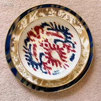 Bone China Geschirr Set Jingdezhen Keramik Haushaltsschüssel und Gericht Luxus Golden-Randed Porzellan Geschirrsets