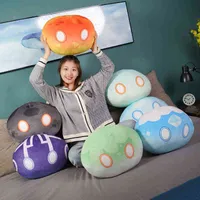 25/35 / 50cm Kawaii Anime gioco Slime Slime Peluche Bambole Baby Soft Peluched Monster Sleeping Pillow Peluche Giocattoli Bambini Gifts classici del fumetto Y211119