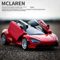 Diecast Model Cars 132 McLaren 720S Spider Supercar Aleación Deportes Coche Edición Limitada Colección de metal Modelo Coche Regalo de cumpleaños