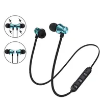 Magnetyczne Bezprzewodowe Słuchawki Bluetooth XT11 Muzyka Zestaw Słuchawkowy Neck Sport Earbuds Słuchawki z mikrofonem do telefonu komórkowego Samsung Xiaomi