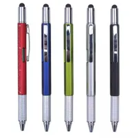 Multi-Color Color Creative Multifunktions-Kugelschreiber-Pensionsmessgerät-Schraubendreher-Tool Touch-Kondensator-Büro-Lieferteile