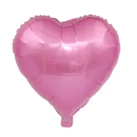 Vente en gros de 18 pouces Love Coeur en forme de ballons de ballons Fournitures Fournitures Aluminium Feuille d'anniversaire Décoration de mariage de mariage 542 S2