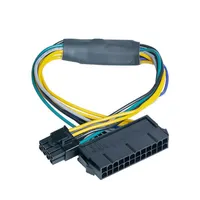 ATX 24PIN 24 PIN para o cabo do adaptador de cabo de alimentação 8PIN 8PIN 8PIN Cabo de cabo 30cm para 3020 3046 3620 7020 9020 T1700 e servidor