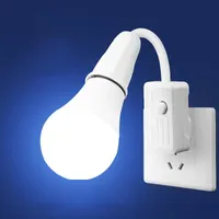 램프 커버 음영 LED 야간 조명 단추 벽 플러그 베드로 장식 소켓 램프 옷장 통로 복도 통로