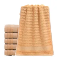 Asciugamano 5 pezzi di lavaggio ad alto contenuto di tessuto ad alto contenuto di tela assorbente in fibra di bambù in fibra di viaggio in casa onda multifunzione pattern del bagno lavabile