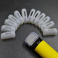 Bladerdeeg Disposable Vape Siliconen Mondstuk Cover Drip Tips Silicon Test Caps Rubber Test Tip Tester Cap
