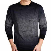 Cashmere Sweater Men Brand Round Mens Sweaters Imprima camisa casual Casual Pullover de lã O-pescoço Pull Pull Homme Top J688 Men's
