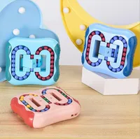 Fidget Toy Decompression Magic Bean Kids Intelligence Cube Toys de dedo de alta calidad