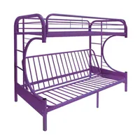 Muebles de Dormitorio de stock EE. UU. Eclipse litera (gemelo / completo / futón) en púrpura 02091pu246k