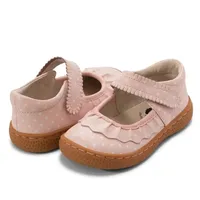Tipsietos Top Marca Calidad Cuero genuino Zapatos para niños Zapatillas para niñas Zapatillas de deporte para la moda para niños descalzos Mary Jane Ship gratis 210914