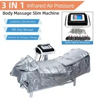 3 en 1 Botas de compresión de aire de spa de infrarrojo lejano de 1 Masaje de desintoxicación Equipo de presiones de masaje Slim338