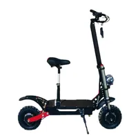 Warehouse in Europe 5600W Dual Motor 60V Electric Scooter 100km with Seat Powerful Fat Wheel electric skate Scooter for adults