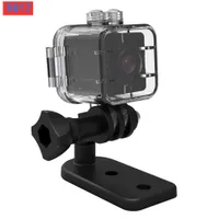 SQ12 Mini Caméra IP HD 1080P Étanche Étanche Lentille Lentille Caméscope Sport DVR Infrarouge Night Vision Micro Cam Petites Caméras