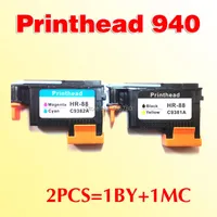 2x compatível para o cabeçote de impressão 940 C4901A C4902A OfficeJet Pro 8000 8500W cartuchos de tinta