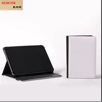 For iPad DIY Flip Leather sublimation case with blank can printable PU cover for 7-8inch 9-10 inch