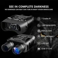 Night Vision Binoculars Powerful Infrared Scope Digital Device Telescope HD Thermal Pography Video 300m Camera for Hunting 220107