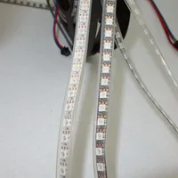 Adressierbar 2m 100LEDS / M DC5V SK6812 LED-Pixelstreifen; RGB-Vollfarb; wasserdicht in Siliziumrohr, mit 100 mixel / m; weiße PCB-Streifen