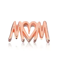Love Mum Alloy Charm Bead Fashion Women Jewelry Stunning European Style Fit For DIY Bracelet Necklace PANZA005-26