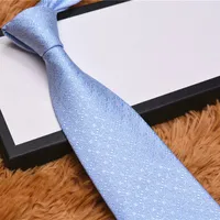 Mens Designer Tie Necktie Striped Print Letter G Fashion Luxury Business Leisure Silk Ties Cravat with box sapeee