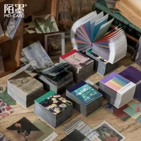 3660 Arkusze 10 Zestawów Dekoracyjne Vintage Morandi Papier Card Memo Pad Scrapbook DIY Diary Album Lodówka Retro Słodkie materiały