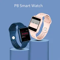 New P8 Smart Watch 1.3 Inch Sleep Monitoring Heart Rate Oximeter Pedometer Sports Bracelet a26