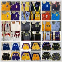 Mitchellness Rale costurado jerseys de basquete los 24angeles 8 blackmamba 96-97 00-01 07-08 08-09 09-10 All-Star Hardwoods clássico Retro Jersey e apenas Don Shorts XS-XXL