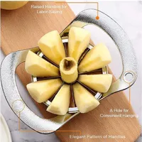 Outils de légumes à fruits Set 8 Slicer en acier inoxydable Slicer Couper Diviseur Cutter Wederger Tool Splitters Apple Accessoires de haute qualité Accessoires
