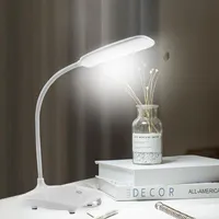 Tischlampen LED Schreibtischlampe Faltbares Dimmen Lesen 6500K USB-Ladung Plug-In Weiß Warme Augenschutz Student Licht