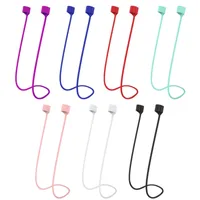 Анти-потерянные силиконовые наушники-кабель для веревки для ухода на наушники для Apple iPhone x 8 7 Airpods Беспроводные Bluetooth Наушники шеи шанна