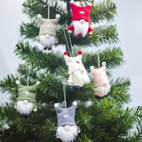 Noel El Yapımı İsveç Gnome İskandinav Tomte Santa Nisse Nordic Peluş Oyuncak Masa Süs Noel Ağacı Süslemeleri CS15