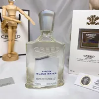 Hot Creed Virgin Island Water perfume 100ml Spray Perfumes with long lasting time good smell come with box Fast delivery