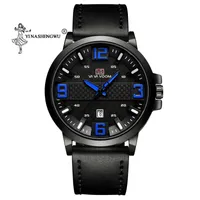 Orologio da polso Top orologio da uomo Sport da uomo Stereo Digital Military Army Clock Calendario Acciaio inossidabile Fibbia