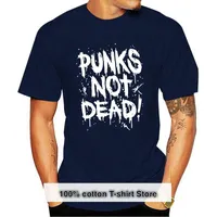 Men&#039;s T-Shirts Nuevo 2021 De Verano Camiseta Algodón Moda Punks Not Dead Camisetas Baja Elasticidad Para Los Hombres