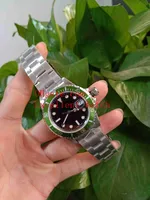 BP Factory Vintage Wristwatches 40 mm 16610 50ht Anniversary Stainless Steel Green Alloy Bezel Black Dial Asia 2813 Movement Automatic Mens Watch Watches