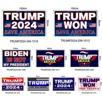 Qualität 3 * 5 ft Trump gewonnen Flagge 2024 Wahlflaggen Donald The Mogul Save America 150 * 90cm Banner 4965 Q2