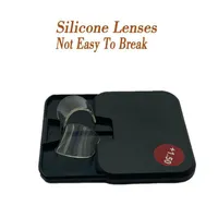 Lente de lectura bifocal de silicona Siquid 2 PCS Stick-On Lentes presbiopicales Ampliación Grado Reutilizable 1.5 a 3 Gafas de sol