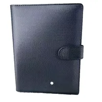 Luxury Designer Notepad Loose leaf black double-sided flip Envelope notebook A5 Notepads 100 pages top Business gifts